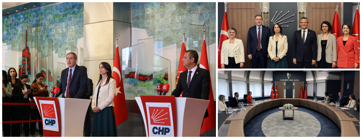 Eş Genel Başkanlarımız CHPyi ziyaret etti: Sorunları diyalog ve müzakereyle çözebiliriz