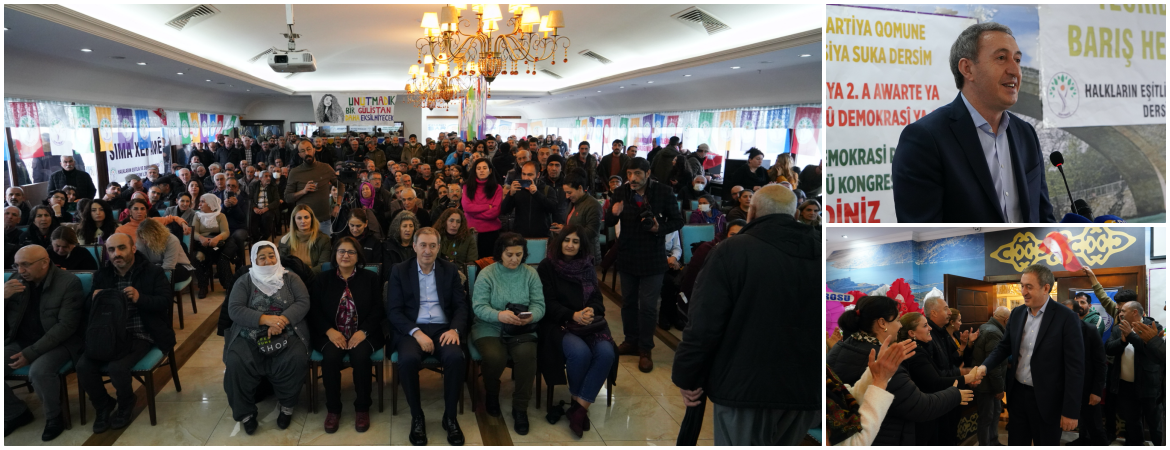 Bakırhan Dersimde: Dersim bir kez daha demokratik yerel yönetimler anlayışıyla buluşmalı