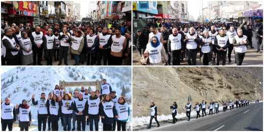 Büyük Özgürlük Yürüyüşü 3üncü gününde sürüyor